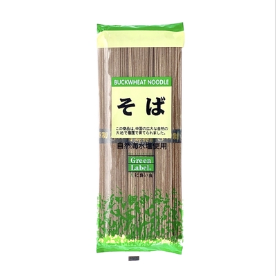 Oem Udon Noodles Soba کم چرب سیاه و سفید سبک ژاپنی برای کاهش وزن خشک 300 گرم طعم گندم سیاه