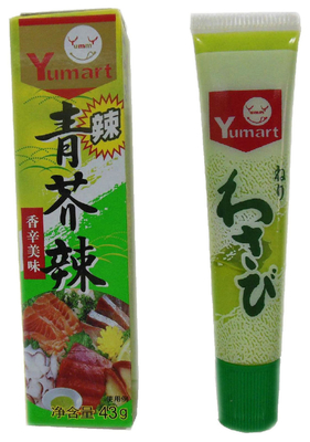 پودر چاشنی سوشی واسابی ارگانیک Haccp در لوله 43 گرم ادویه