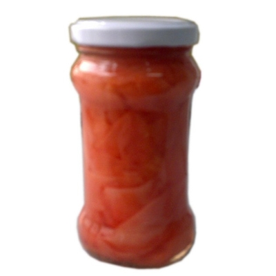 سوشی ژاپنی زنجبیل خوشمزه ترشی حلال طبیعی 160 گرمی / بطری